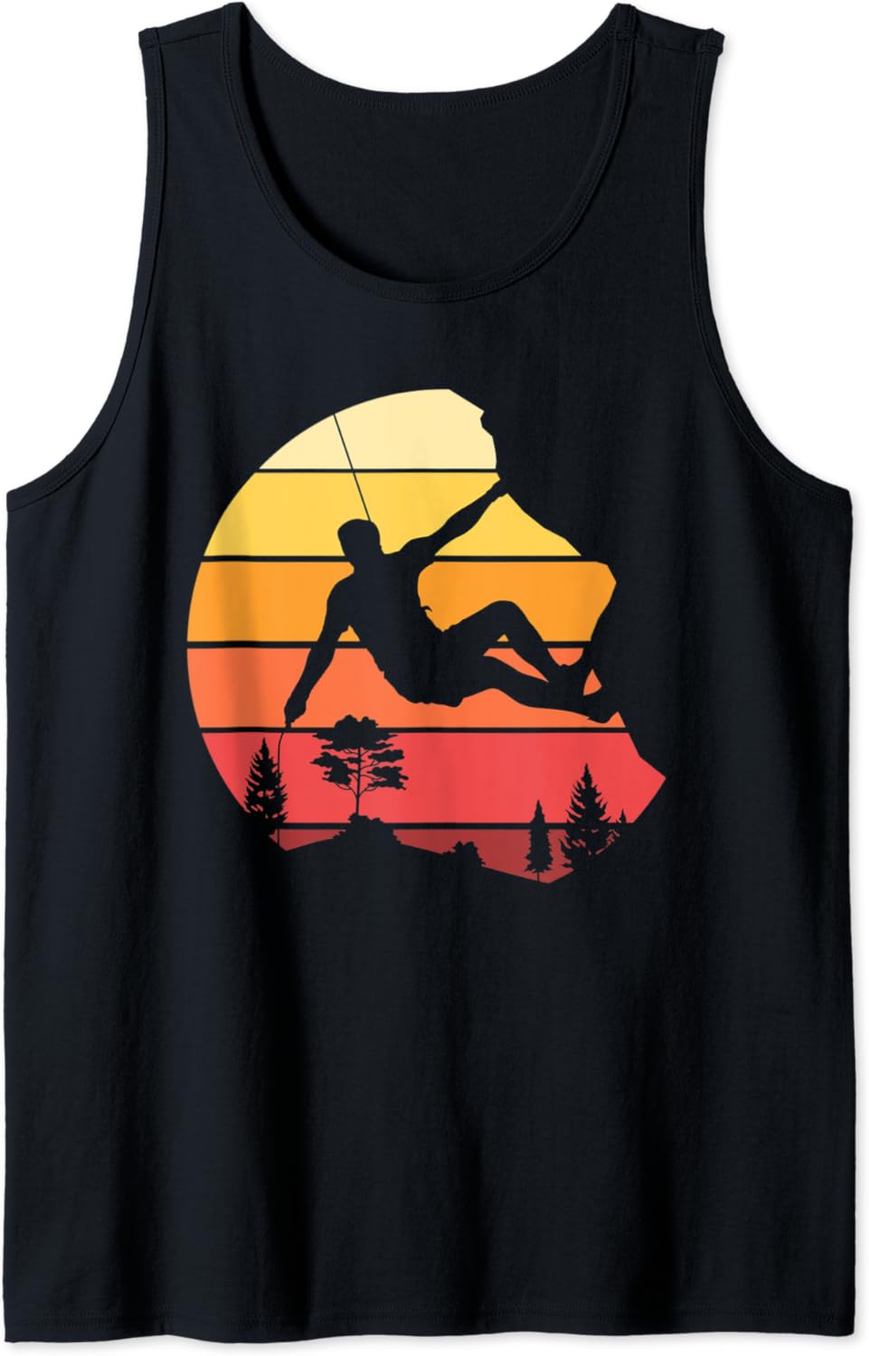 Climbing Outdoor Climber Sports Retro Rock Climbing Tank